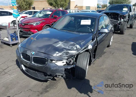 2013 BMW 328I из США, поврежденный, VIN WBA3C1C52DK103901